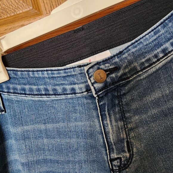 Isabel Maternity Medium Wash Maternity Inset Panel Jeggings Size 18 Jeans EUC - Picture 4 of 11
